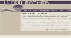 Desktop Screenshot of cjsleather.com